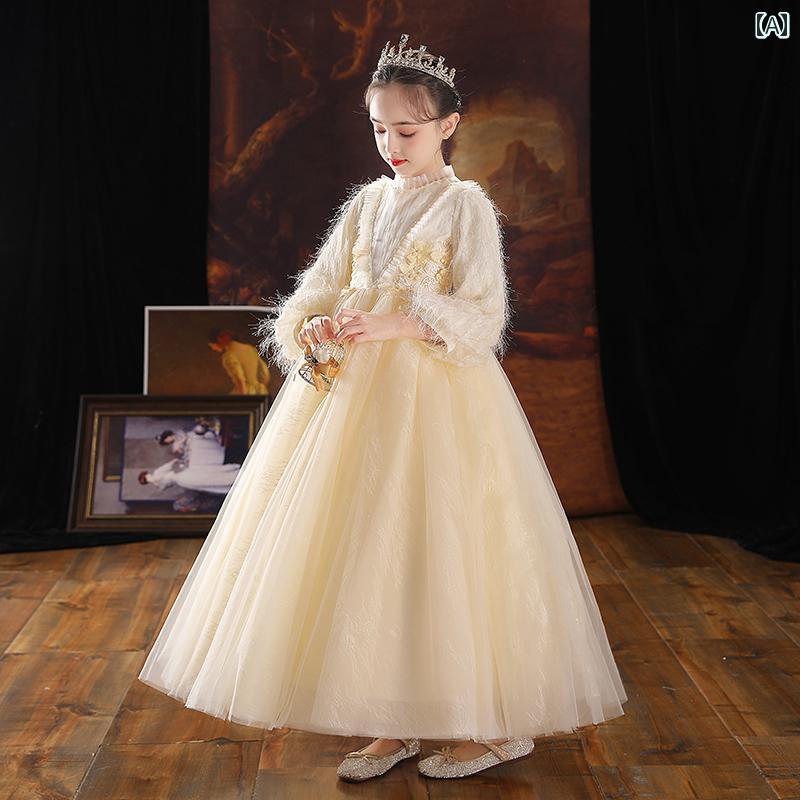 子供用 キッズ ガールズ ドレス かわいい おしゃれ 高級感 発表会 華やか イベント パーティー 写真 撮影 女の子 プリンセス 演奏会 衣装|ラ・グラーヌ