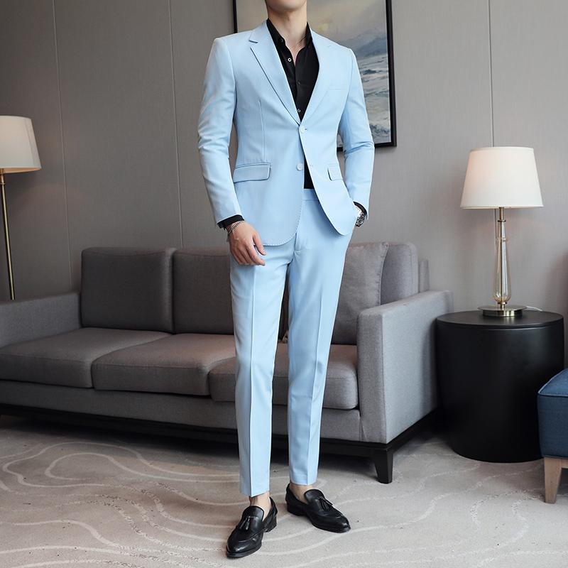 秋 メンズスーツ パンツ ツーピース 大きめサイズ ビジネススーツ カジュアルスーツ パーティー フォーマル メンズ エレガンス 洗練|ラ・グラーヌ