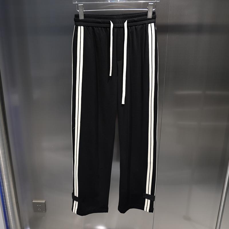 カジュアル パンツ リラックス 普段使い 夏 薄手 スタイル 白い ウェビング 両側 ステッチな 無地 ストレート 弾性 スリムフィット 軽量 機能性 ストレッチ 涼感 カジュアル