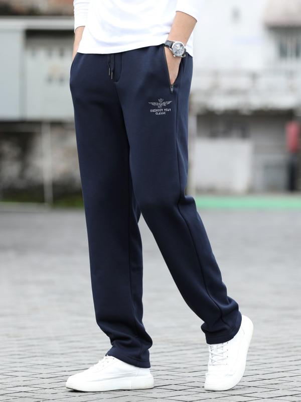 メンズ スポーツ パンツ 夏 薄手 ストレート ビジネス カジュアル ゆったり 大きいサイズ スウェット シンプル 快適