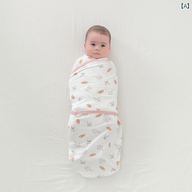 スリーパー 新生児 おくるみ モロー反射防止 寝袋 赤ちゃん サレンダースタイル かわいい アーティファクト 春夏秋 薄手 綿
