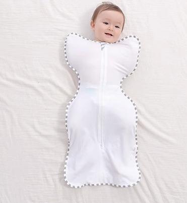 スリーパー ベビー サレンダー 寝袋 春秋生児 モロー反射防止 おくるみ 綿 ラップ 0～6ヶ月 睡眠 赤ちゃん アンチキック キルト