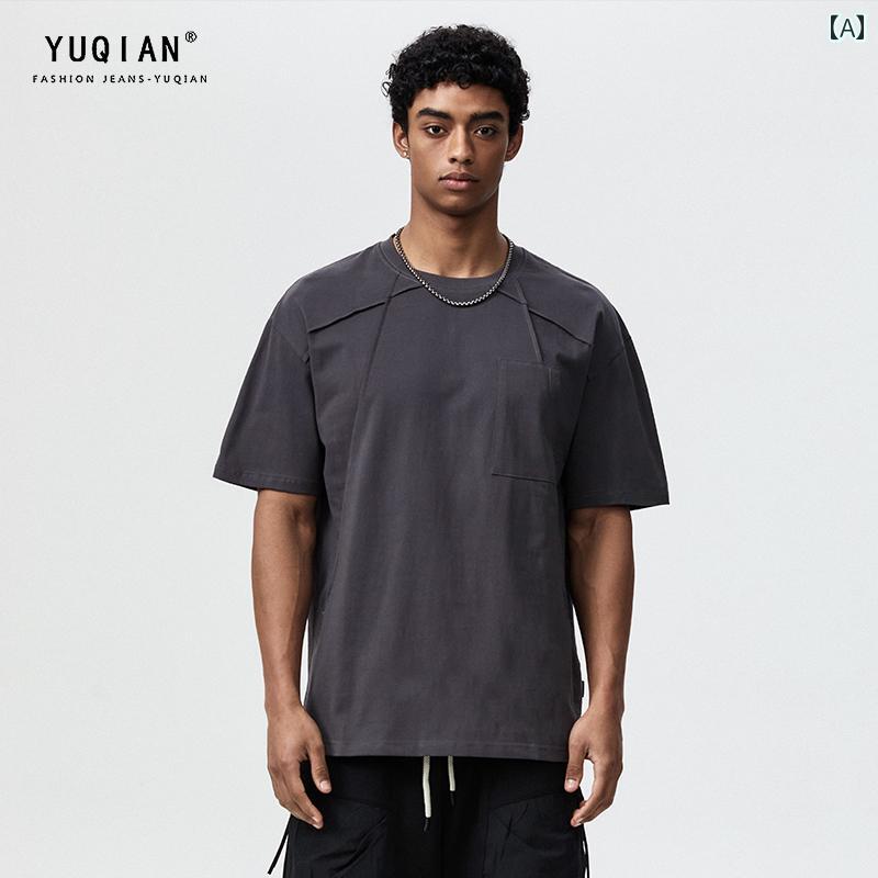 Ｔシャツ 夏 メンズ トップス 厚地の外套大きさ ゆったり 成人男性服 半袖 炎節 tプルオーバー レトロ 細工物御召しもの 分かりやすい