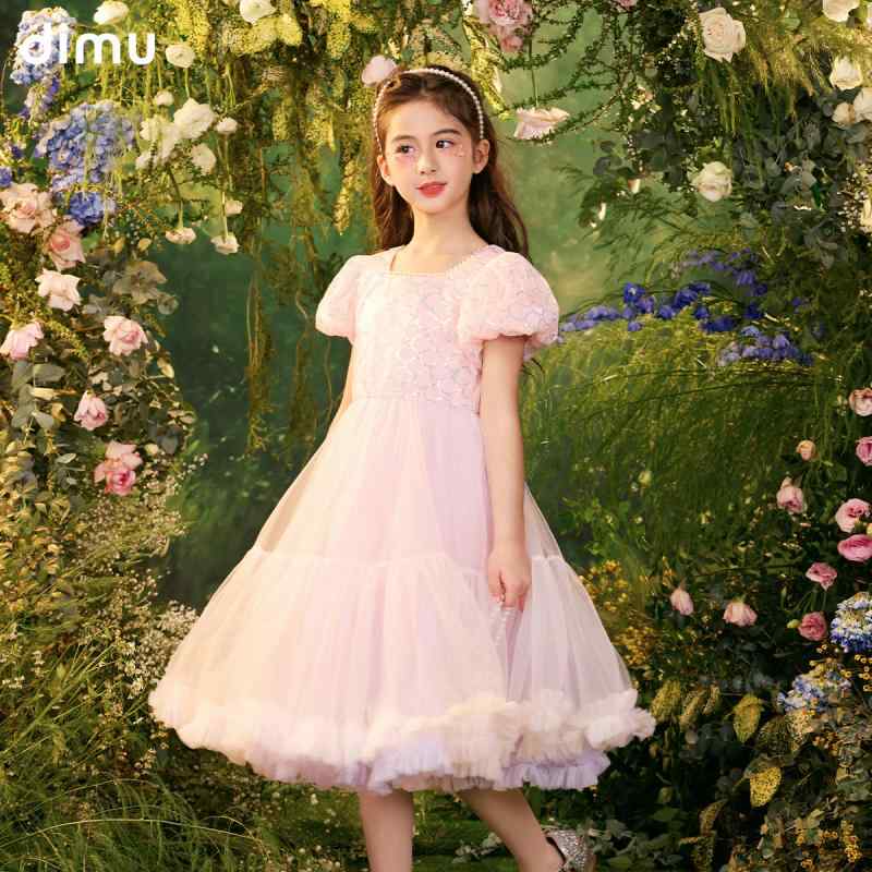 女の子 ワンピース 夏 かわいい 子供服 キッズ ガールズ ドレス 発表会 ピアノ プリンセス風 メッシュ スパンコール フェアリー キュート