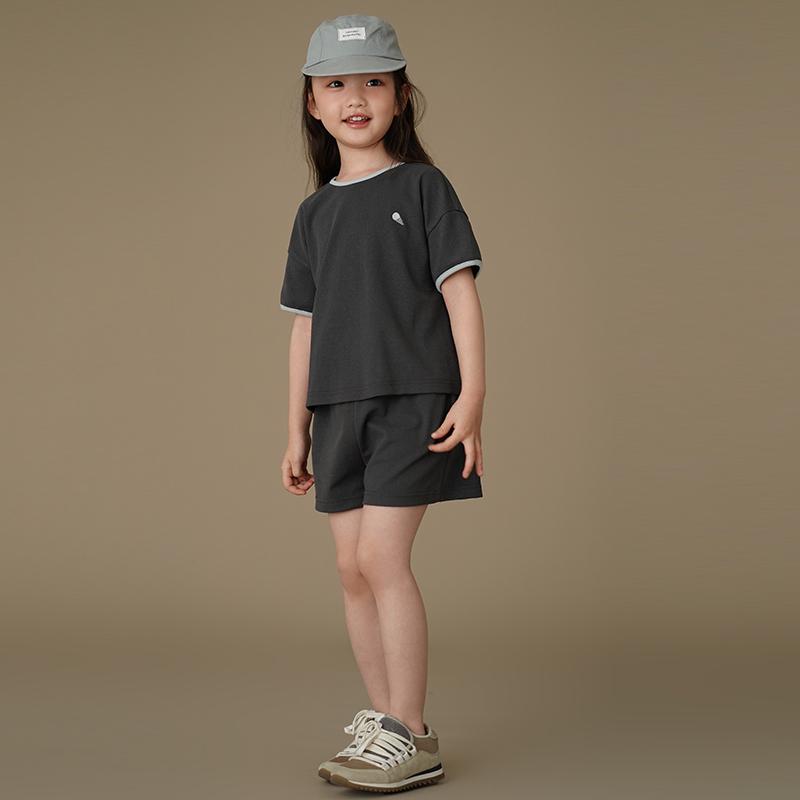 子供 ファッション 半袖 Tシャツ トップス 韓国 スタイル ゆったり ショートパンツ セットップ 男の子 女の子 スポーツ スーツ 夏コーデ カジュアル 動きやすい 外遊び