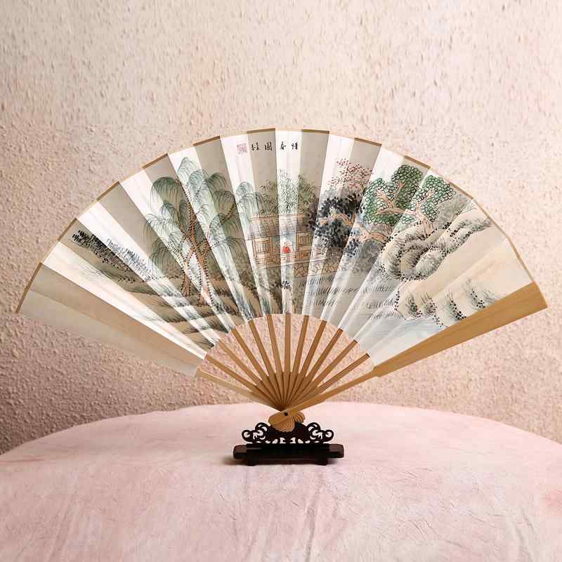 扇子 竹 おしゃれ ファッション 小物 10インチ メンズ ペーパーファン 文化 玩具 コレクション 書道 アクセサリー 伝統 ポータブル プレゼント 風流｜ラ・グラーヌ 8,897円