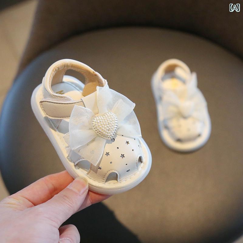 ベビー サンダル 女の子 赤ちゃん 小さい 革靴 ソフト ソール 滑りにくい 幼児 靴 夏 女の子 靴 通気性