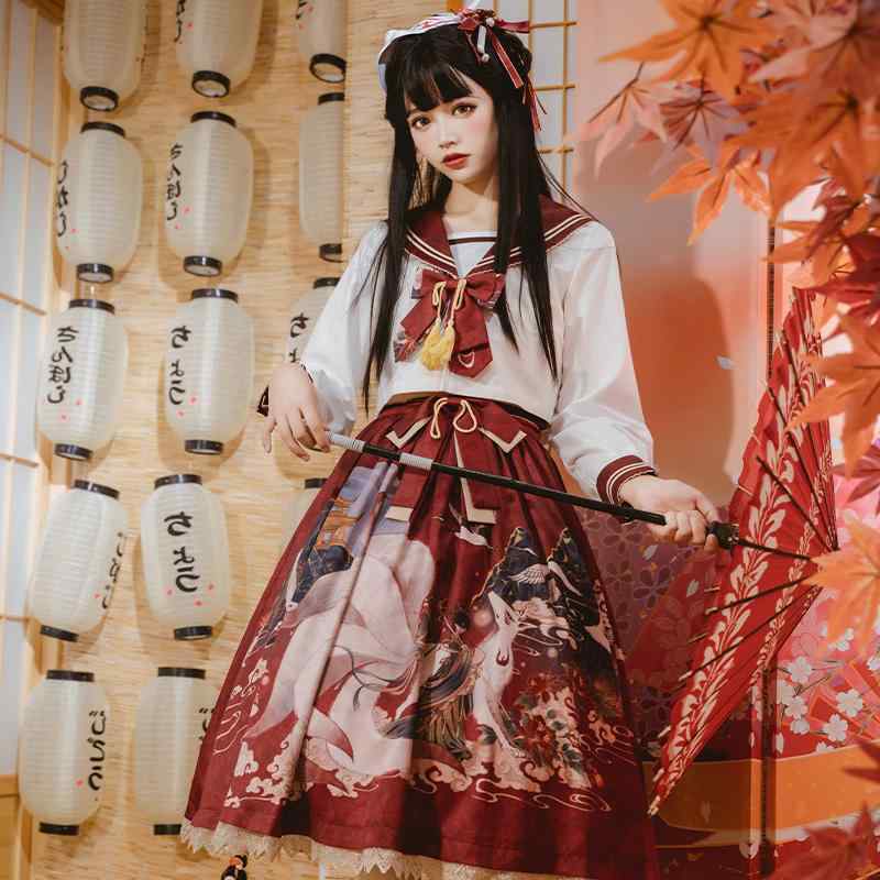 ロリータ 御召しもの 背広 か細い うしろ帯 長袖 乗り組み員 スコート 真っただ中丈 成人女性 可愛らしい 御召しもの品 春 レディース