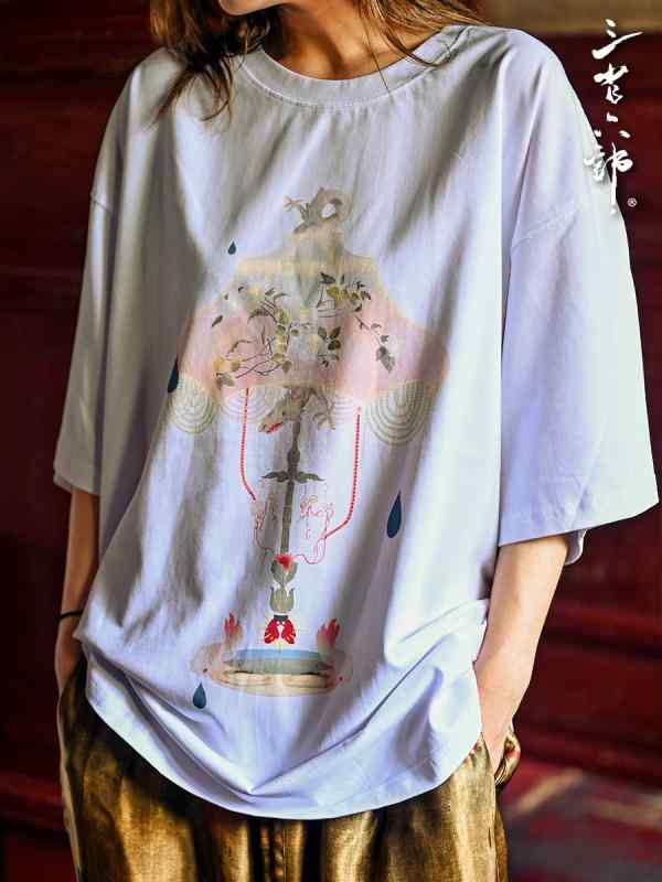 ｔシャツ メンズ レディース 半袖 中華風 春夏 ゆったり 大きいサイズ カットソー トップス