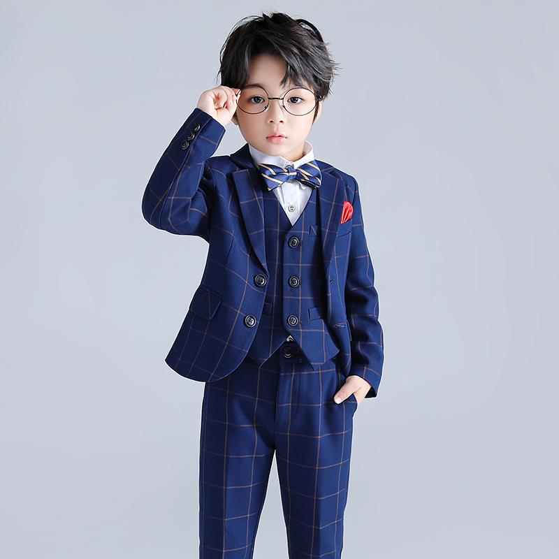 キッズ ベビー 男の子 チェック柄 セレモニースーツ フォーマル おしゃれ着 子供 男の子 英国風 ピアノ演奏会 発表会 コンクール スーツ 入園式 入学式 卒園式 卒業式 結婚式｜ラ・グラーヌ