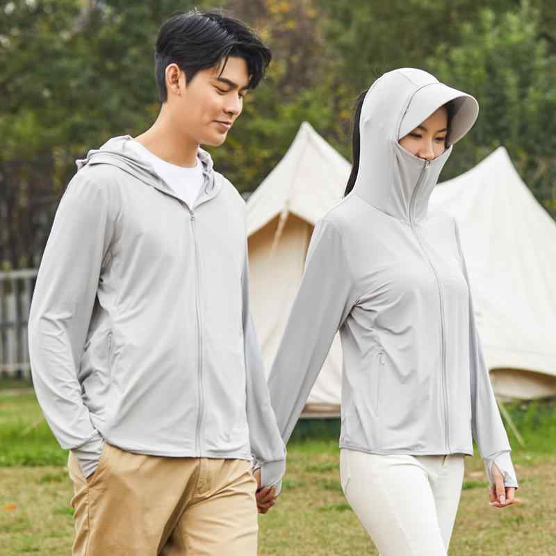 レディース メンズ ラッシュガード UPF50 冷感 日焼け防止服 女性用 顔ガードフード付き 肌着 抗UV 釣り用 紫外線対策 4,886円
