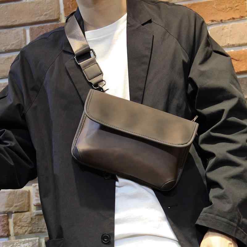バック レザー製 ショルダー クロス ボディ 小さい ファッション カジュアル 牛革 ポケット実用的 軽量 ソフト メンズ 男女兼用 ユニセックス 通勤 日常使い 耐久性