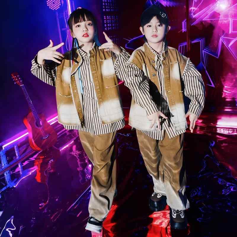 ボーイズ ガールズ ファッション ヒップホップ ベスト パンツ シャツ スーツ セットアップ ストリート ダンス衣装 子供服 パフォーマンス カジュアル スタイリッシュ 4,444円