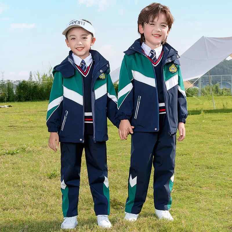 子供用 キッズウェア 小学生 秋冬 長袖 厚手 フリース ジャケット フード付き セットアップ おしゃれ かわいい ユニーク スポーツ クラス パフォーマンス 衣装 制服