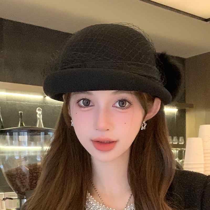 キャスケット帽 女性 春秋冬 羊毛ウール ドームスタイル 小顔効果 温かい 八角形帽子 ベレー帽 クラシック レディース エレガント ファッション シンプル