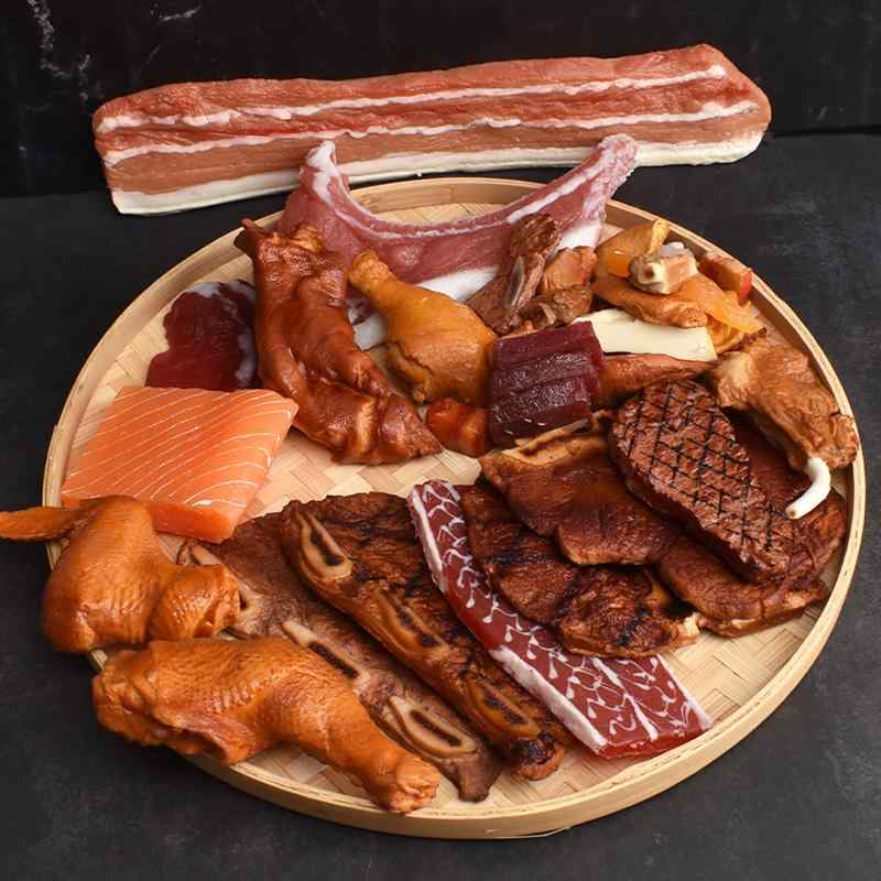 ◆全国送料無料◆業務用　食品サンプル　サーロインステーキ　ディスプレイ　実物大 元祖食品サンプル屋「ビーフサーロインステーキ」