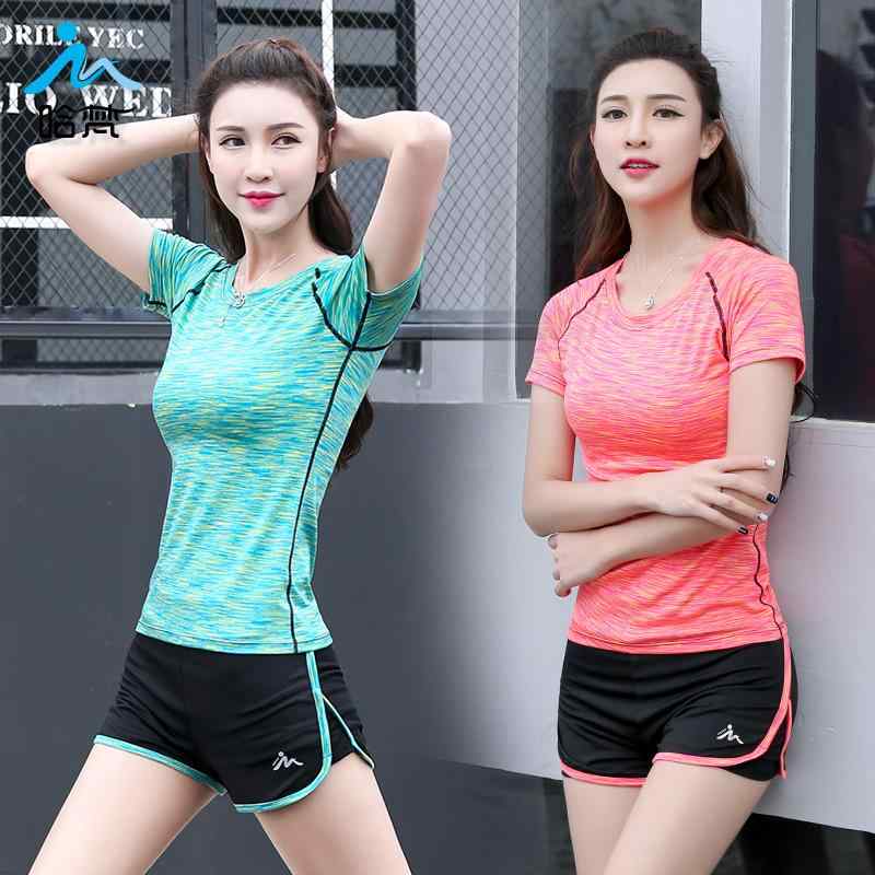 【楽天市場】レディース フィットネスウェア Tシャツ トップス 半袖 ショートパンツ セットアップ 夏コーデ ゆったり 薄手 速乾 快適 ヨガ