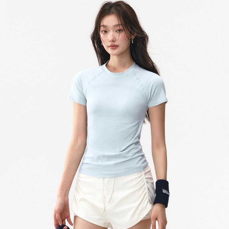 半袖 Tシャツ レディース 速乾 ヨガウェア アウトドア ランニング スポーツ トップス プロ トレーニング フィットネス スポーティー スタイリッシュ