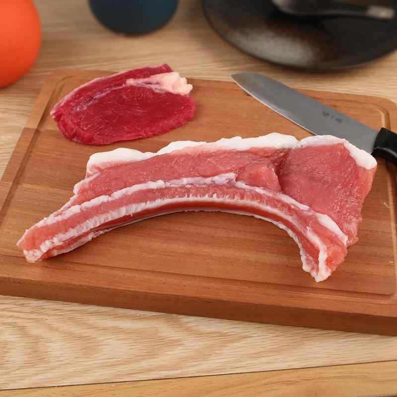 シミュレーション リブ 小道具 豚肉 インテリア フェイクフード デコレーション 食品サンプル 見本 食品模型 ストア ショップ 装飾品 ショーウィンドウ ホール 展示