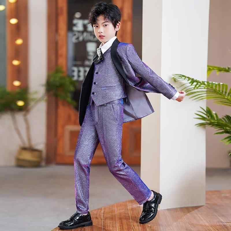 男の子 子供用 スーツ ジャケット アウター ベスト ジレ チョッキ パンツ ズボン シャツ トップス セットアップ クラシック 上品 正装 高級感 セレモニー イベント エレガント