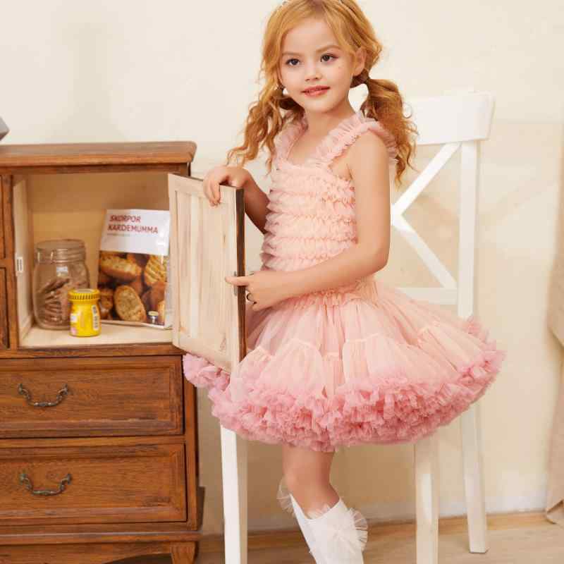 ドレス サマードレス 女の子 サスペンダー プリンセスドレス チュチュドレス メッシュ ケーキドレス バースデードレス ガーリー キュート おしゃれ ラブリー フェミニン