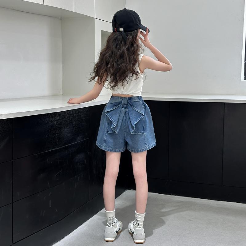 Tシャツ女の子 ショートパンツ セットアップ スーツ 夏服 子供用 スタイリッシュ ノースリーブ 子供 ツーピース 小学生 中学生 ガーリー キュート おしゃれ カジュアル 通学 デイリー