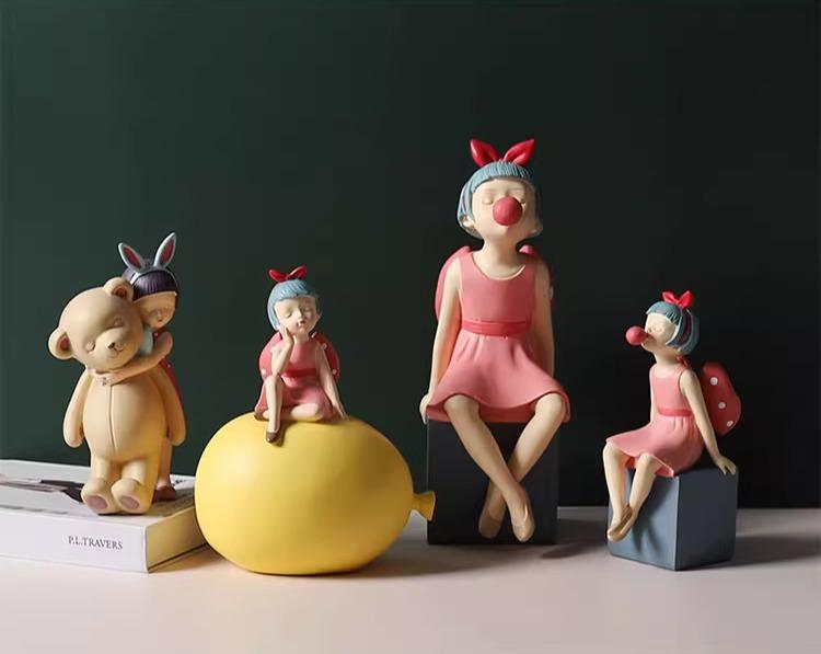 置物 北欧スタイル キャビネット 装飾品 かわいい ホームデコ 寝室 モダン シンプル 玄関 オブジェ オフィス デスクトップ 結婚式祝い 女の子 ギフト 誕生日プレゼント|ラ・グラーヌ