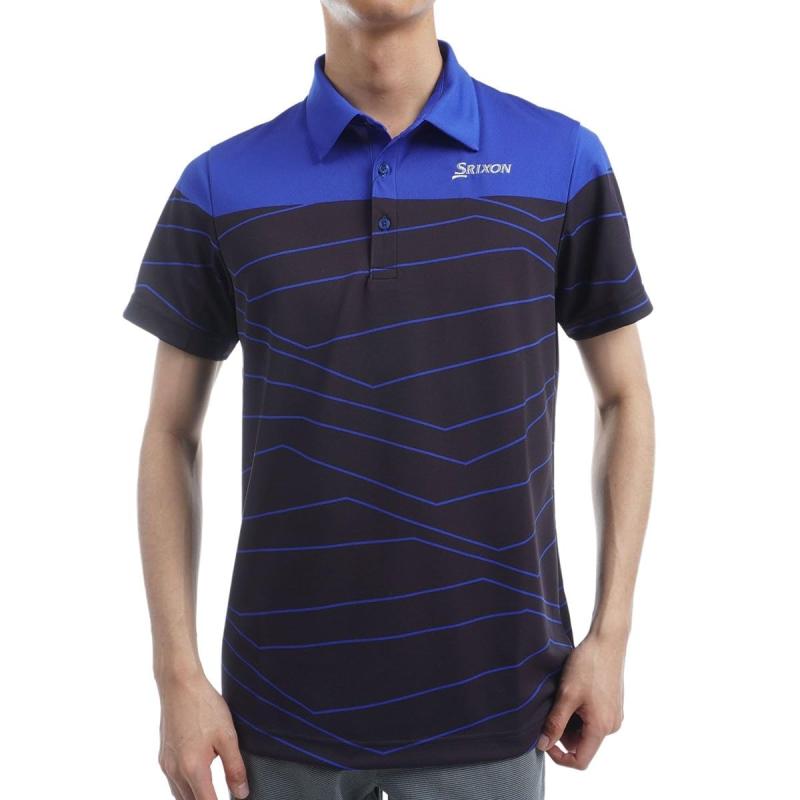 スリクソン(SRIXON) 半袖シャツEXcDRY D-Tec 高速ドライ パネルプリント 吸汗速乾 UV CUT UPF50+ ゴルフ RGMXJA08メンズ