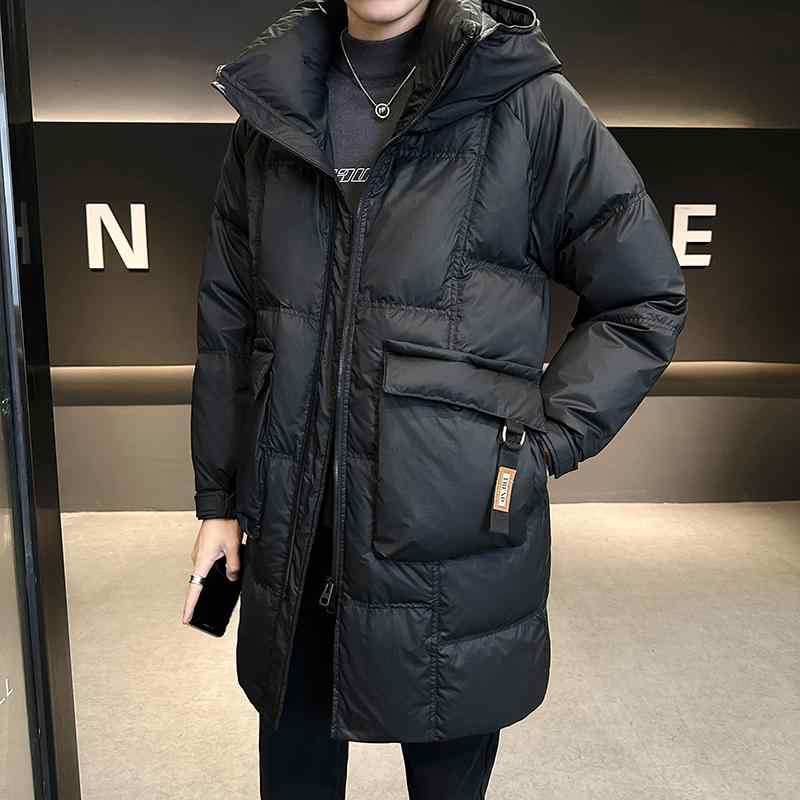 メンズ ファッション 紳士服 冬コーデ ミドル丈 ダウン ジャケット アウター 厚手 暖かい 防寒 防風 無地 快適 スタイリッシュ カジュアル アウトドア|ラ・グラーヌ