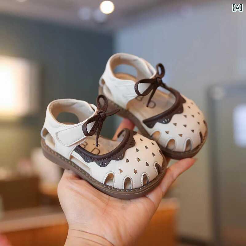 サンダル 女の子 赤ちゃん プリンセス 幼児 靴 ソフト ソール 夏 0～3歳 通気 柔軟性 滑り止め かわいい カジュアル