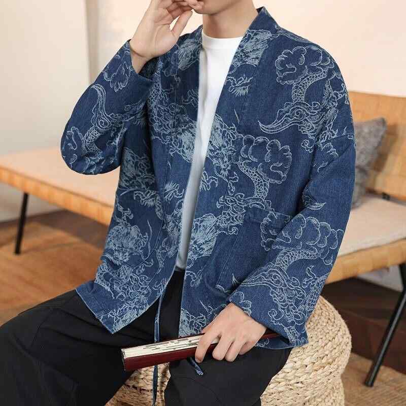 羽織り 中国流行り物 レトロ おでかけ 御前上等感 リラクシング ジレー スピード競技膨れ上がる 漢服 エスニック 御部屋お召しもの 烏兎 メンズ ゆったり 大きめ大きさ