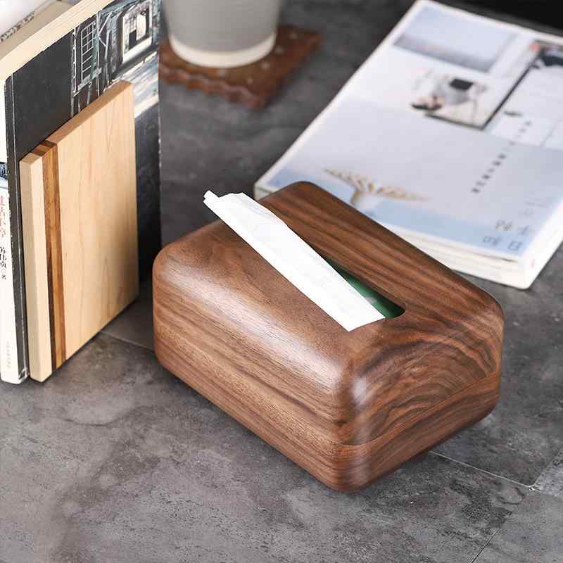 ティッシュケース 小さめ ミニ 木製 ウッドクラフト 無垢材 カフェ インテリア ホームデコ おしゃれ シンプル カジュアル 収納 雑貨 ギフト 温かみ ミニマル