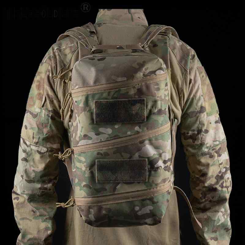 バックパック 男女兼用 タクティカル トレーニング ミリタリー アウトドア 救急 医療品収納 大容量 軽量 リュックサック 登山 キャンプ 撥水 ナイロン製
