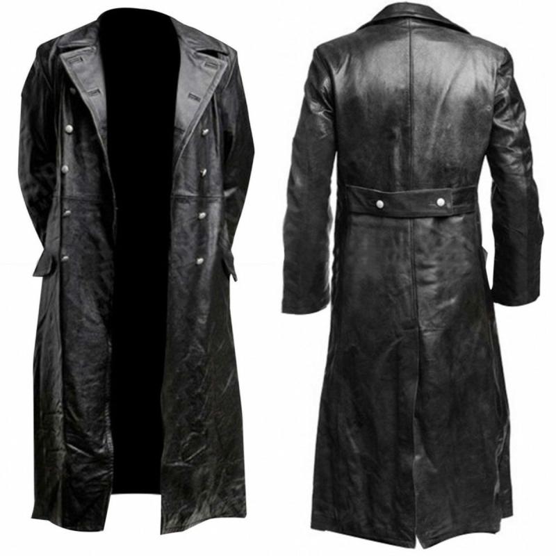 アウター メンズ 男性用 レザージャケット 革ジャン ライダースジャケット バイク 大きいサイズ ビッグシルエット ゆったり PUレザー 合成皮革 襟付き ジップアップ カジュアル 普段使い 秋冬 ブラック