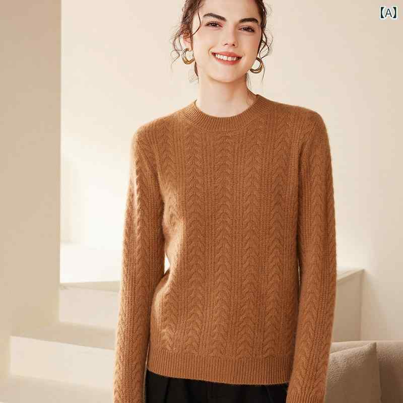 ニット レディース 秋冬 上質カシミヤ ハイネック 長袖 厚手 プルオーバー ゆったり ルーズ 体型カバー トップス 無地 通勤 オフィス 普段使い 暖かい|ラ・グラーヌ