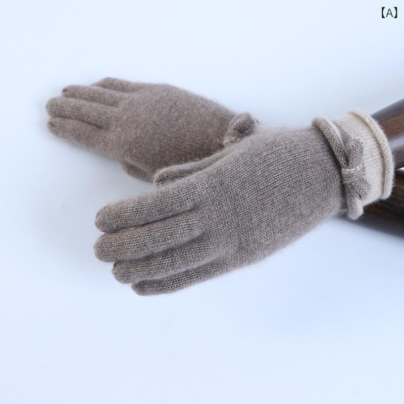 グローブ レディース 御上さん用 純カシミール 指ありグローブ 秋冬 防寒 防風 生あたたかい 生あたたかい シュロの葉 うつり変わり バイ色合い パープル系 青味系 分かりやすい 心地よい 普段使い走り 通い通学 地球儀