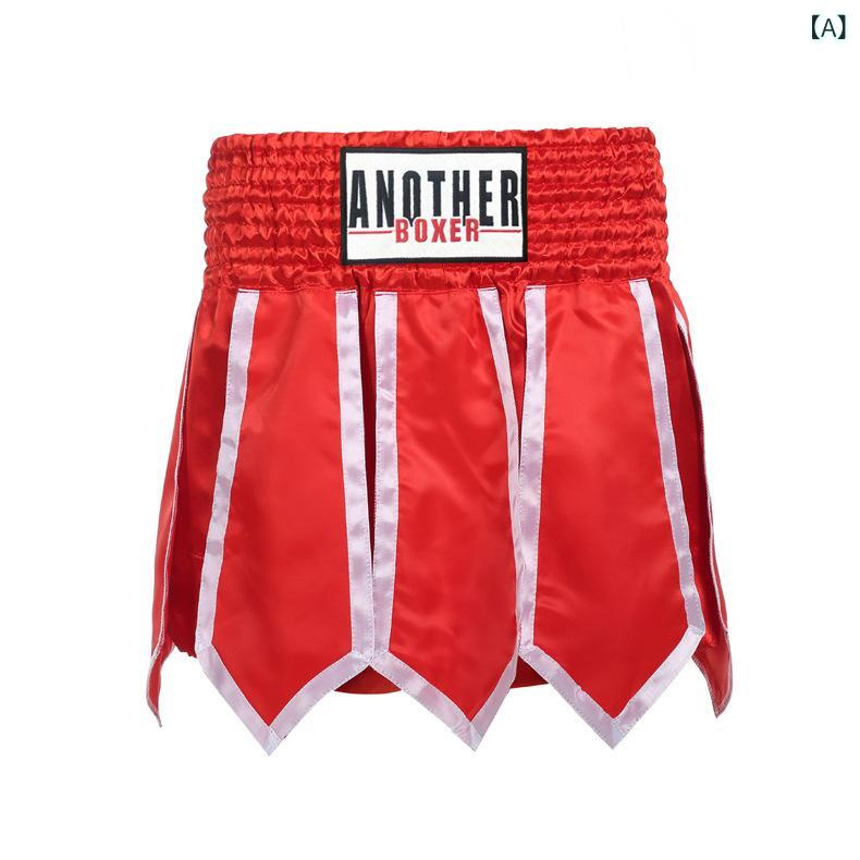 格闘技 ショートパンツ メンズ 男性用 ボクシング ムエタイ キックボクシング サンダ 総合格闘技 MMA 練習 試合 トレーニング サイドスリット ロータス柄 軽量 速乾 伸縮性 スポーツウェア