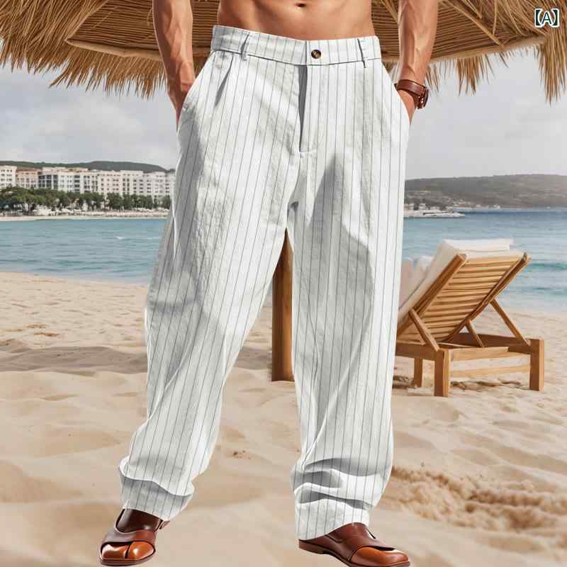 26新品マルボン メンズ パンツ 人気 夏 パンツ メンズ カジュアル ビジネス スラックス 春夏 薄手 亜麻
