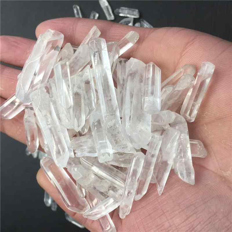 天然石 白水晶 原石 単結晶 柱状 高品質 透明感 パワーストーン ヒーリング 浄化 瞑想 インテリア 置物 コレクション クラフト ハンドメイド 素材