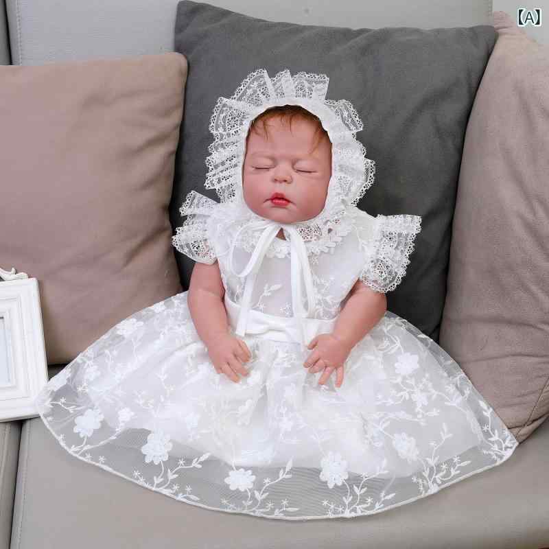 ワンピース ベビー 女の子 春夏 軽量 薄手 オフホワイト アイボリー 結婚式 ウェディング プリンセス チュール フォーマル セレモニー かわいい サテン コットン