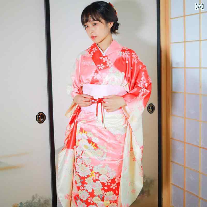 和服 レディース 振袖 和風 日本 伝統 フォーマル 成人式 卒業式 結婚式 パーティー ピンク 春 襟付き 柄合わせ ポリエステル エレガント 華やか かわいい