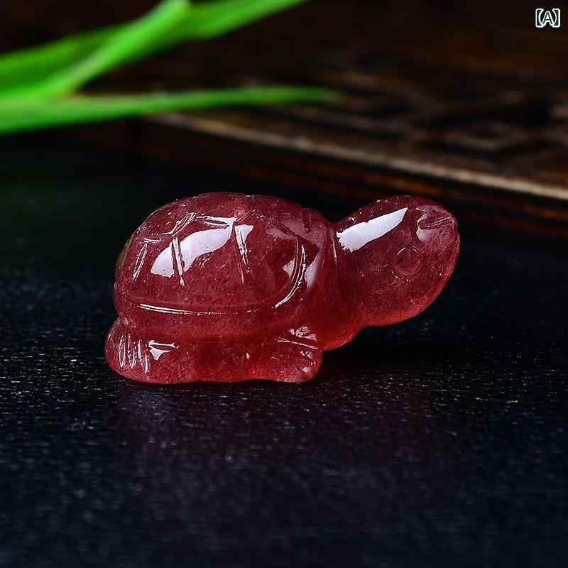 置物 カメ 天然白水晶 原石研磨 彫刻 手彫り インテリア オブジェ リビング オフィス デスク 卓上 飾り 装飾品 風水 開運 癒やし モダン シンプル パワーストーン