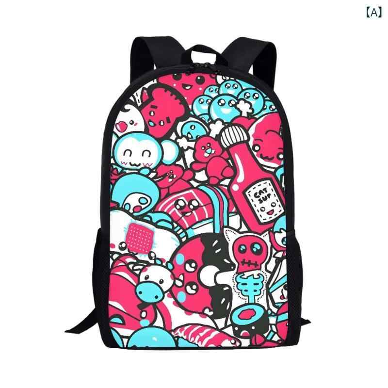 リュックサック 男の子 小学生 中学生 キャラクター 星柄 オリジナルデザイン 通学 普段使い バックパック PU ポリエステル素材 軽量 通気性 かわいい 大容量