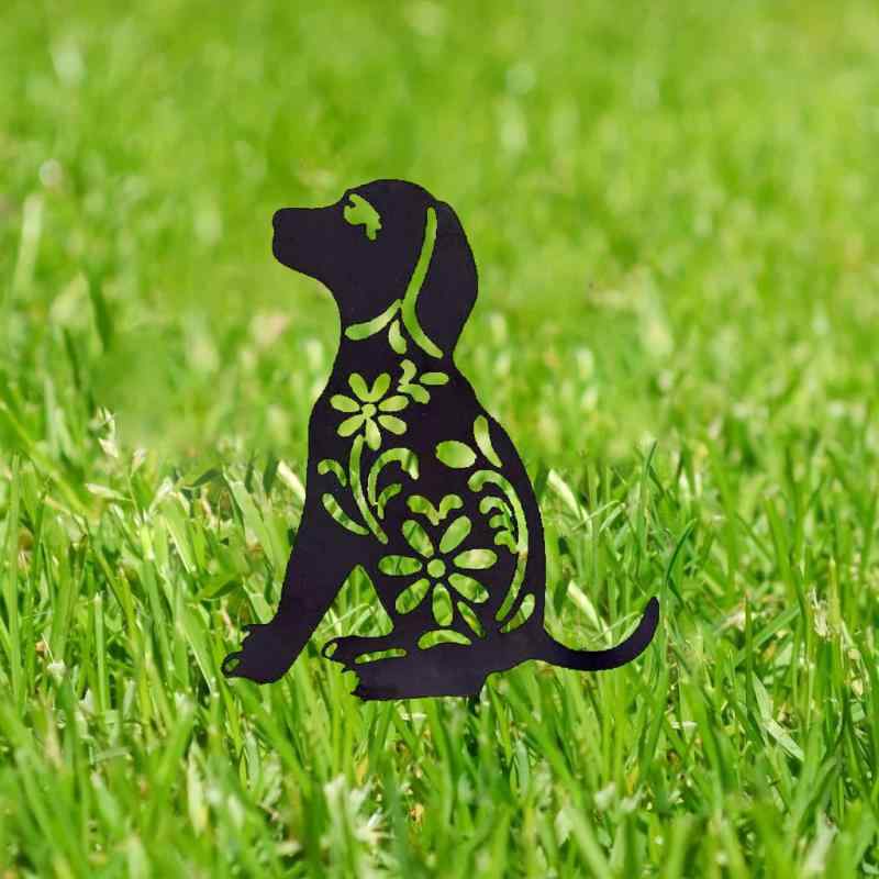 ウォールデコレーション 犬 ドッグ かわいい 忠実 アイアン メタル製 壁掛け 壁飾り オブジェ リビング 玄関 部屋 インテリア雑貨 モダン シンプル アニマルモチーフ 黒 ブラック