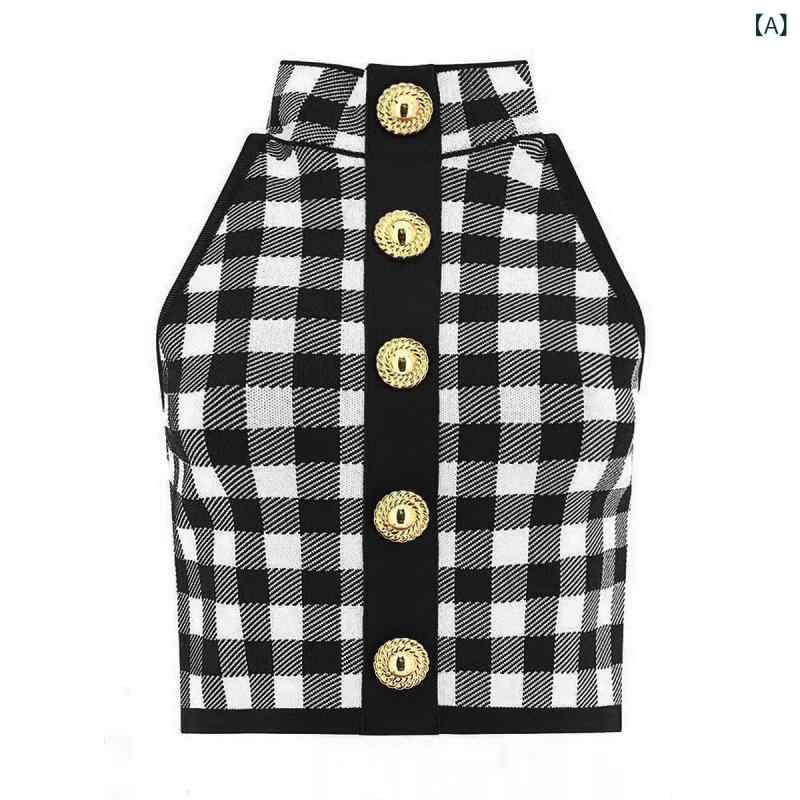 トップス レディース ニット ホルターネック ノースリーブ キャミソール タンクトップ ショート丈 スリムフィット 高級感 伸縮性 ビスコース レーヨン ポリエステル カジュアル 通勤 エレガント 春夏