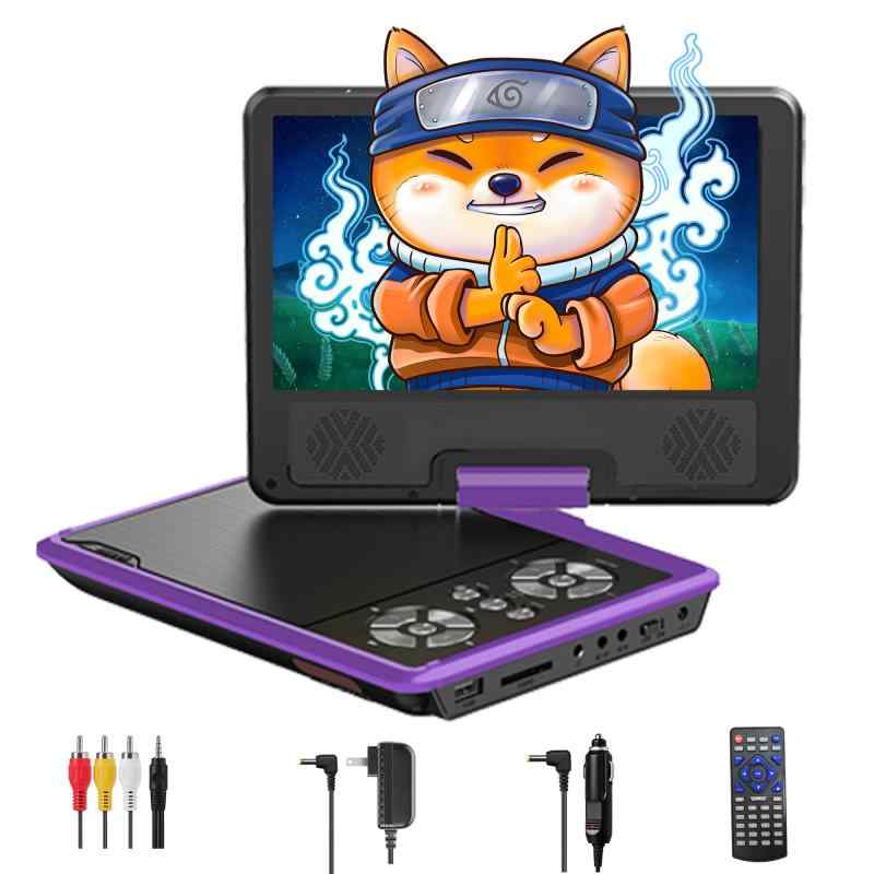Surfola ポータブルDVDプレーヤー 7.5インチ液晶ディスプレイ