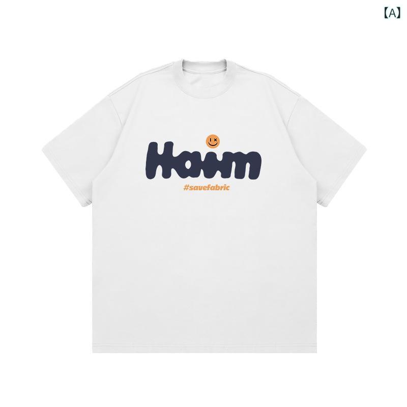 Tシャツ メンズ ヘビーウェイト 厚手 純綿 コーマ綿 クルーネック 半袖 ビッグシルエット ゆったり 大きいサイズ プリント 日系 アメカジ ストリート カジュアル デイリー ブラック トップス