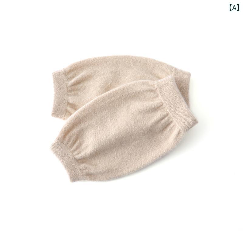 膝サポーター 男女兼用 カシミヤニット 厚手 防風 防寒 保温 ショート丈 膝当て 膝ウォーマー インナー スポーツ 屋外活動 普段使い 秋冬