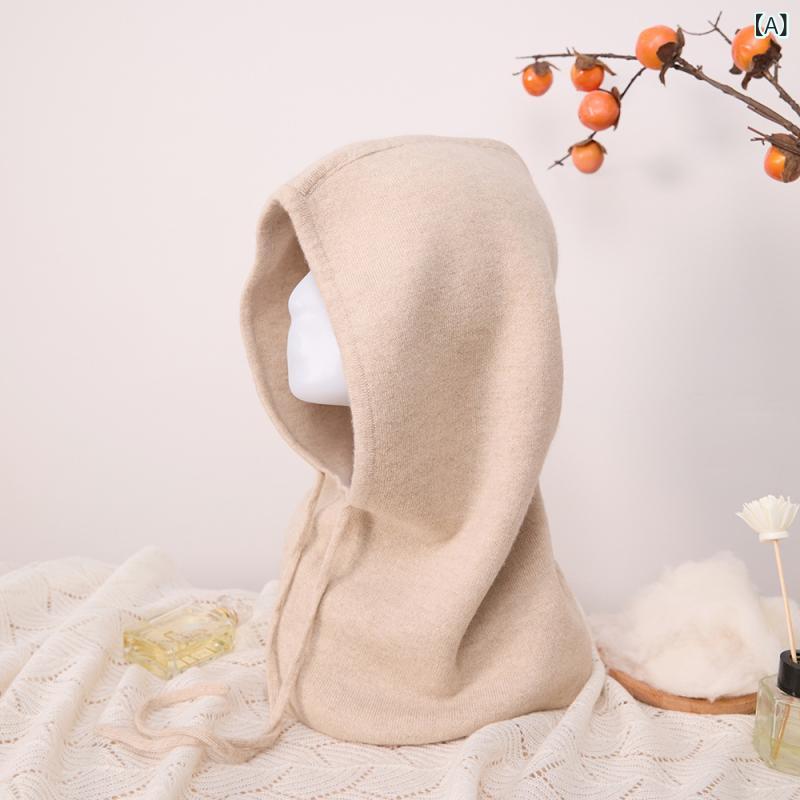ニット帽 男女兼用 メンズ レディース ピュアカシミヤ カシミヤ 防寒 保温 暖かい ビーニー ワッチキャップ ネックウォーマー一体型 おしゃれ 普段使い デイリーユース ファッション小物 冬 8,381円