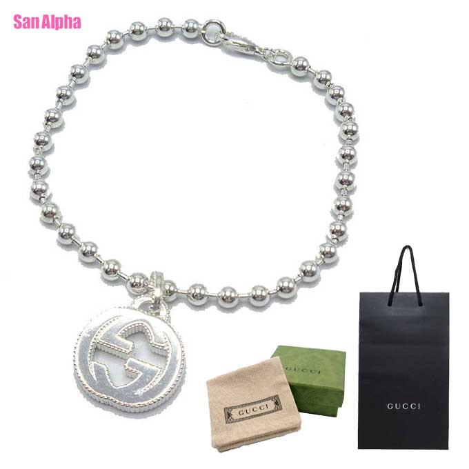 グッチ ブレスレット アクセサリー GUCCI INTERLOCKING G インターロッキングG ボールチェーン シルバー925 SV925 Ag925 479226 J8400 8106 ブティックライン メンズ レディース ユニセックス 送料無料｜SanAlpha（サンアルファ） 19,525円